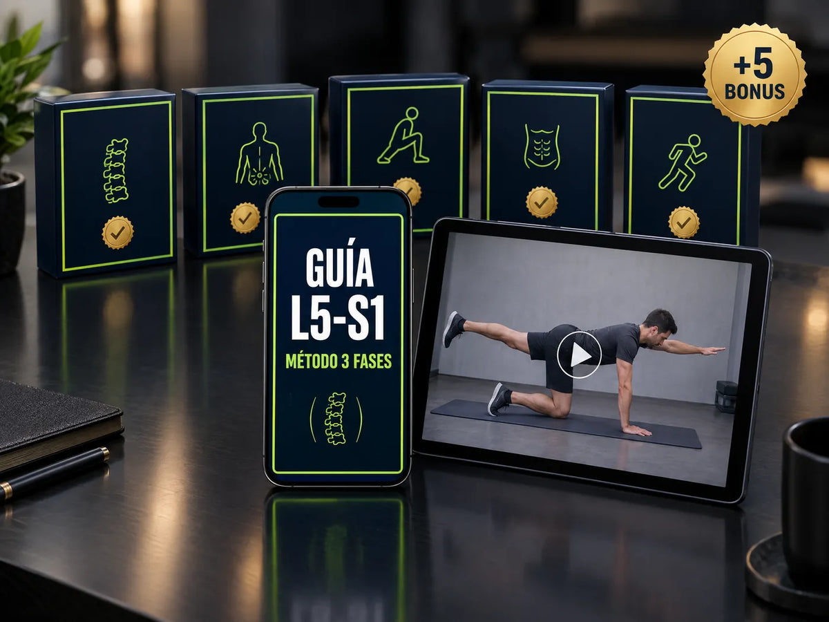 Guía L5-S1 · Movilidad Lumbar para Hombres con Hernia de Disco